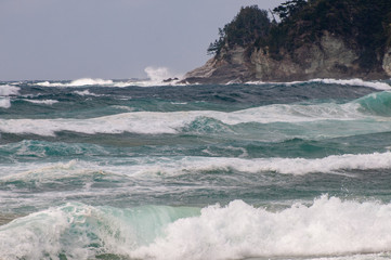 日本海の波　島根県