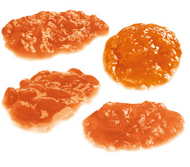 confiture, gelée, orange, fruit, matière, abricot