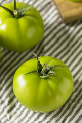Raw Green Organic Tomatoes