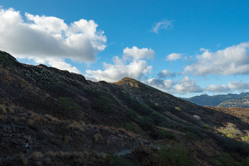 Fototapeta premium ダイアモンドヘッドハイキング（Diamond Head Hiking)