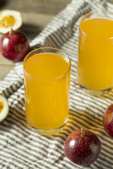 Sweet Yellow Passion Fruit Juice
