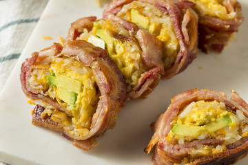 Homemade Savory Breakfast Sushi