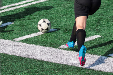 Soccer Player Running