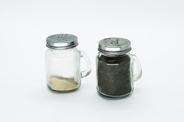 Black pepper and salt