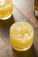 Alcoholic Scotch Penicillin Cocktail