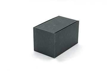 black rectangular paper box