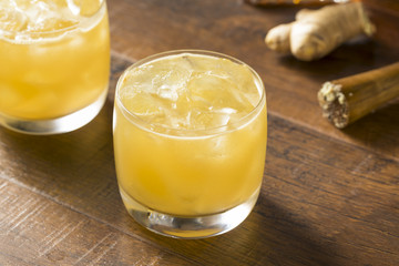 Alcoholic Scotch Penicillin Cocktail