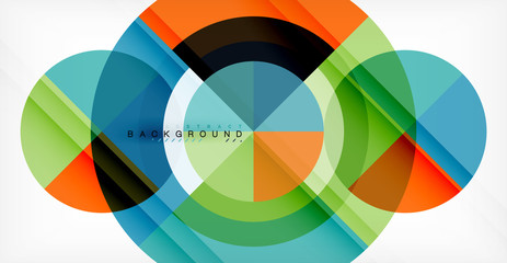 Obraz premium Wektorowy okręgu abstrakta tło