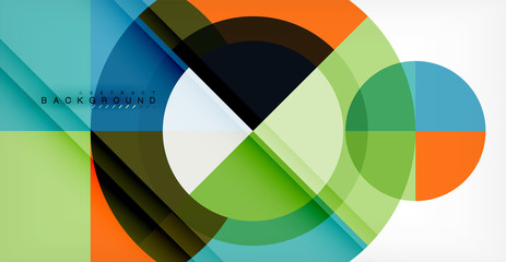 Obraz premium Vector circle abstract background