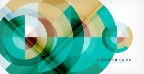 Obraz premium Wektorowy okręgu abstrakta tło