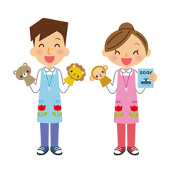 職業　保育士　男女