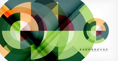 Obraz premium Wektorowy okręgu abstrakta tło