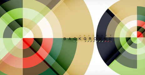 Obraz premium Vector circle abstract background