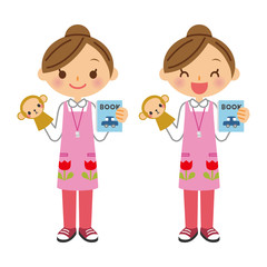 職業　保育士　女性