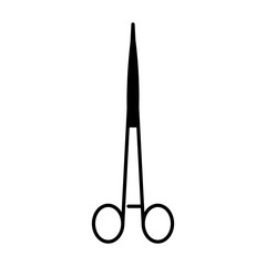 Isolated surgery tool icon