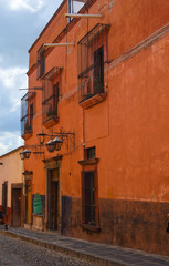 Fototapeta premium Mexican houses at Pueblos magics
