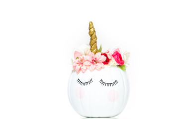 Unicorn pumpkin © arinahabich