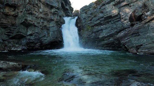 clip of waterfall in Rondane national park Norway
shot in 50fps slowed down to 25fps timeline 
SLOWMO