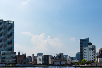 Fototapeta premium (東京都ｰ都市風景)ウォーターフロント新川周辺の風景１