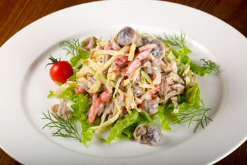 Mushroom salad