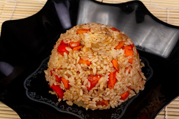 Delicious tyahan with vegetables