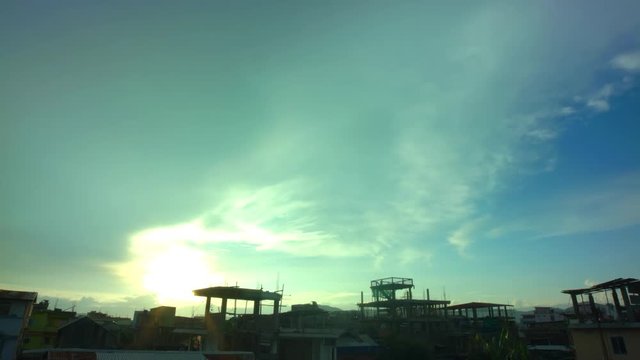 Timelapse of a sunset at my town as seen from my terrace.