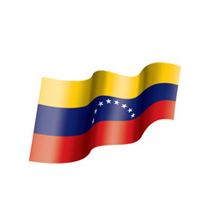 Venezuela flag, vector illustration on a white background