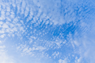 Blue sky with clouds