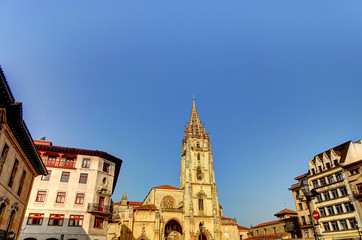 Naklejka na ściany i meble Oviedo, Capital of Asturias, Spain