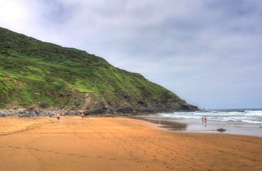 Fototapeta na wymiar Beach in Asturias, Spain