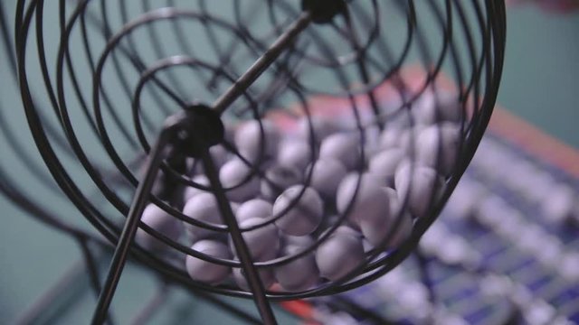 Spinning Bingo Balls
