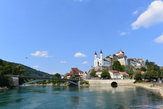 Festung Aarburg im Kanton Aargau 