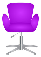 Modern comfortable elegant and stylish chair vector eps 10