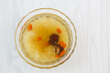 White fungus soup
