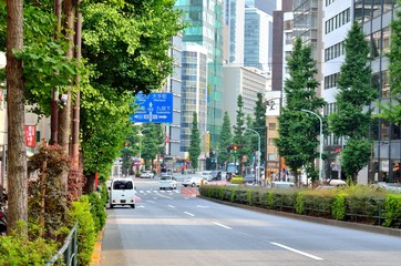 小川町交差点手前の本郷通り(東京都千代田区)