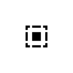 Photo push icon vector symbol sign. Logo design element