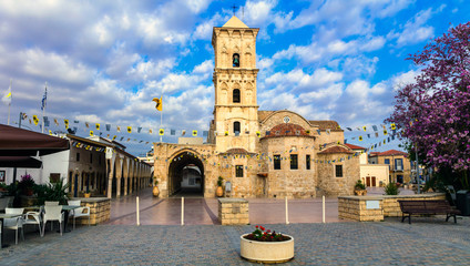 Landmarks of Cyprus - Byzantin church Saint Lazaros in Larnaka town.