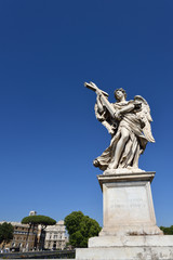 Obraz premium Angel's bridge, Rome, Italy. Bridge of Angels in Rome.