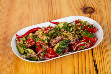 Traditional Georgian salad