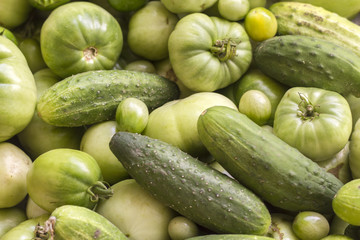 green fresh vegetables