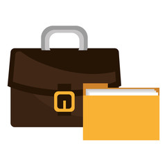 portfolio with file folder