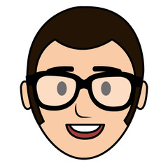 head man with glasses avatar