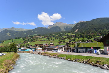 Die Schwarze Lütschine in Grindelwald - Berner Oberland