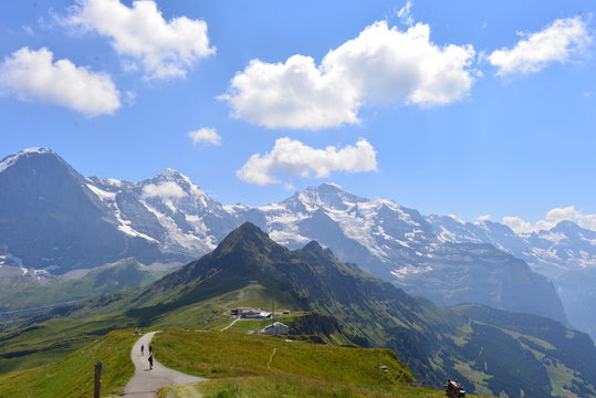 Eiger, M&ouml;nch und Jungfrau im Berner Oberland 