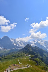 Eiger, Mönch und Jungfrau im Berner Oberland 