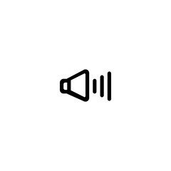 Volume icon vector symbol sign