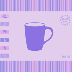 Cup vector icon