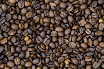 roasted coffee beans, can be used as a background