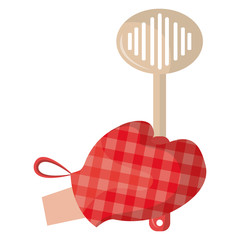 glove kitchen with frieds spoon