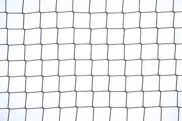  beach volleyball net on white background - obrazy, fototapety, plakaty